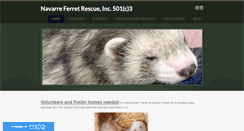 Desktop Screenshot of navarreferretrescue.org